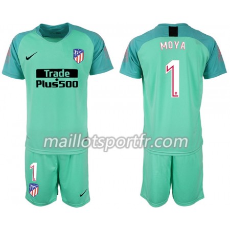 Maillot de Foot Atlético Madrid Gardien Moya 1 Enfant Tenue 2018/19